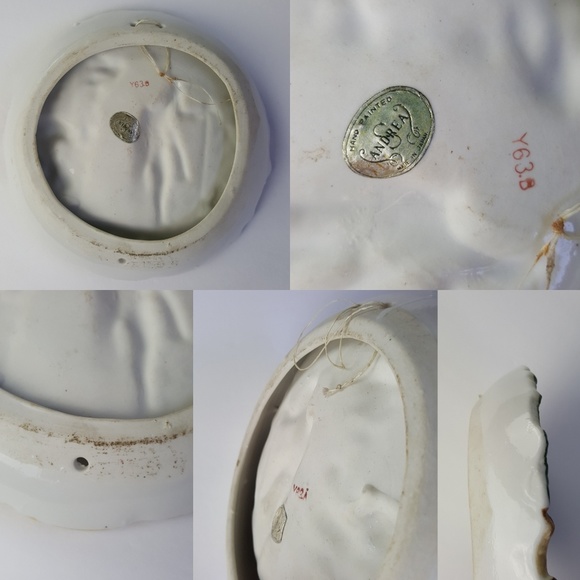 Vintage Hand Painted Victorian Couple 3D Decor Art - Picture 7 of 8